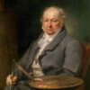 Portrait du peintre Francisco de Goya (1826), par Vicente López, Musée du Prado, Madrid.